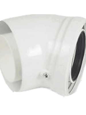 80/125mm 45 Degree Elbow Pack of 2
